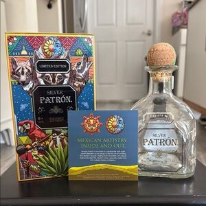 Limited Edition Silver Patrón Tequila Box